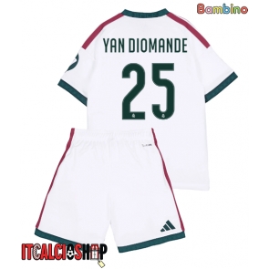 Real Madrid Yan Diomande #25 Prima Maglia Bambino 2026-27 Manica Corta (+ Pantaloni corti)